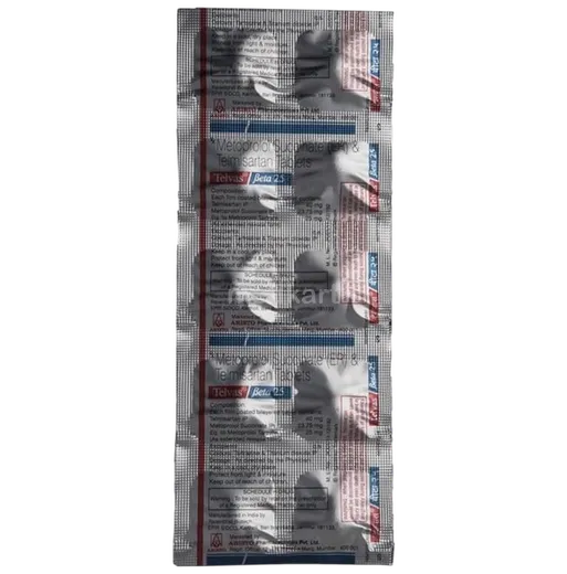 telvas beta 25mg tablet 10's